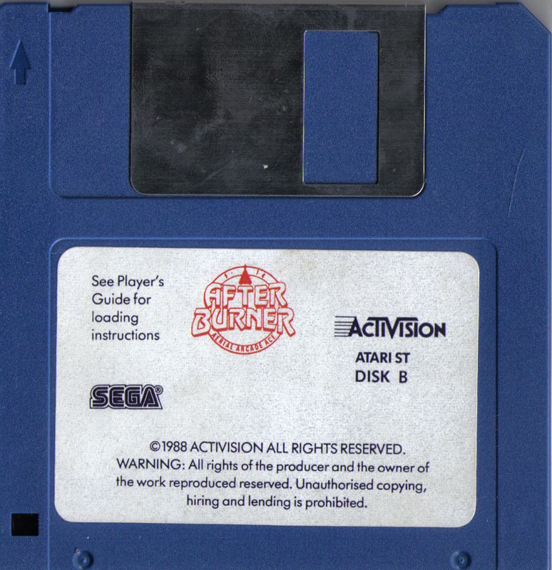 Media for After Burner II (Atari ST): Disk 2