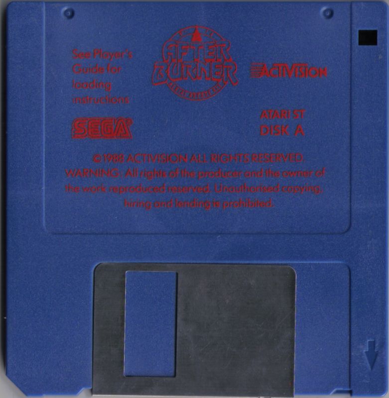 Media for After Burner II (Atari ST): Disk 1