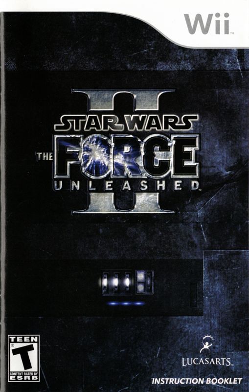 Manual for Star Wars: The Force Unleashed II (Wii): Front