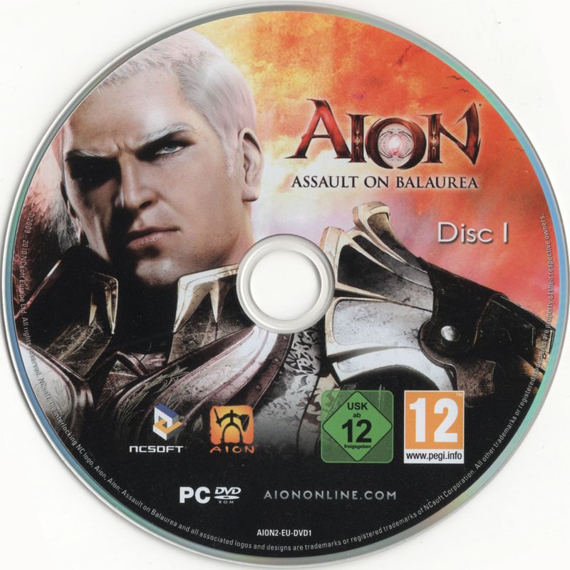Media for Aion: Assault on Balaurea (Windows): Disc 1