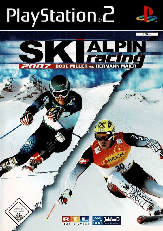 Front Cover for Alpine Ski Racing 2007: Bode Miller vs. Hermann Maier (PlayStation 2)