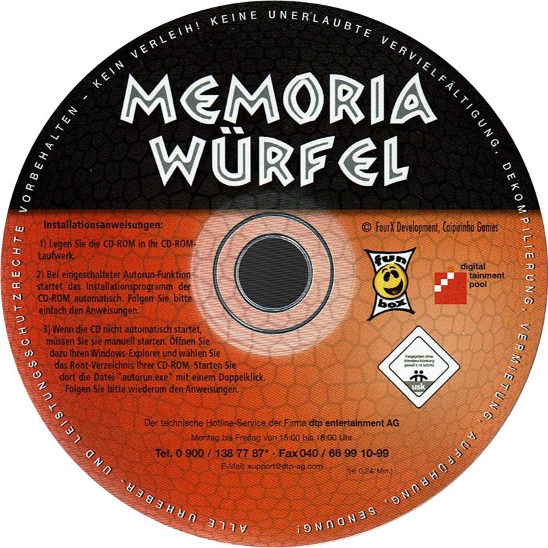 Media for Memoria Würfel (Windows)