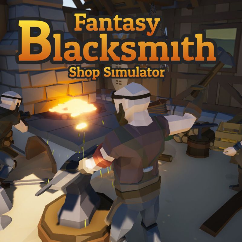 Front Cover for Fantasy Blacksmith Shop Simulator (Nintendo Switch) (download release)