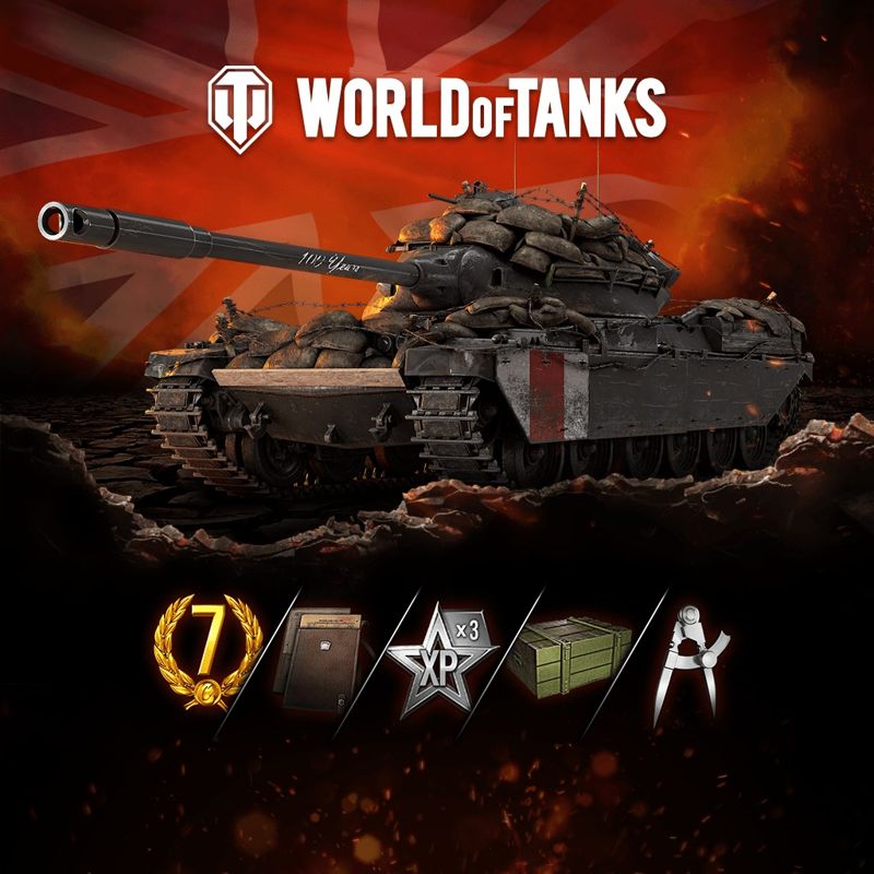 Front Cover for World of Tanks: Centennial T95 Ultimate Bundle (PlayStation 4) (PSN release)