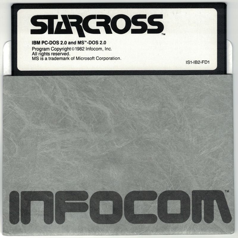 Media for Starcross (DOS) (1985 Grey Box edition)