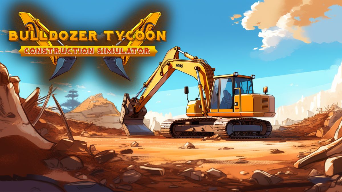 Front Cover for Bulldozer Tycoon: Construction Simulator (Nintendo Switch) (download release)