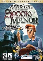 Front Cover for Mortimer Beckett and the Secrets of the Spooky Manor (Windows) (MumboJumbo release)