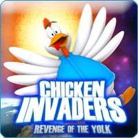 Front Cover for Chicken Invaders: Revenge of the Yolk (Windows) (Reflexive Entertainment release): 1st version