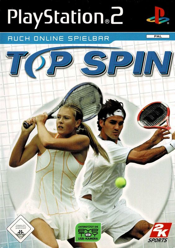 Front Cover for Top Spin (PlayStation 2)