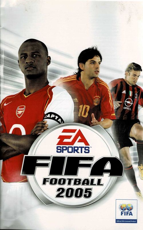 Manual for FIFA Soccer 2005 (PlayStation 2): Front