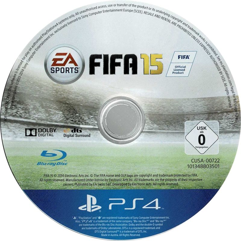 Media for FIFA 15 (PlayStation 4)