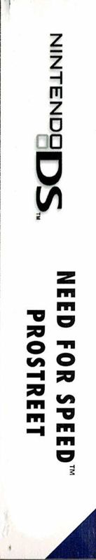 Spine/Sides for Need for Speed: ProStreet (Nintendo DS)