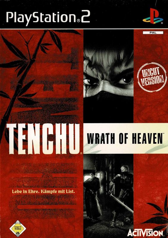 Front Cover for Tenchu: Wrath of Heaven (PlayStation 2) (USK 16 (censored) release)