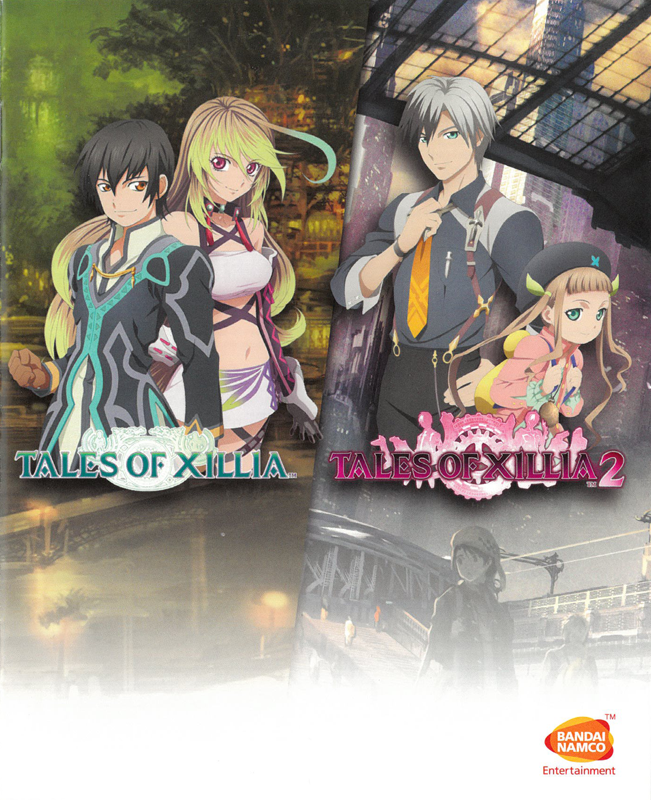Manual for Tales of Xillia / Tales of Xillia 2 (PlayStation 3): Front