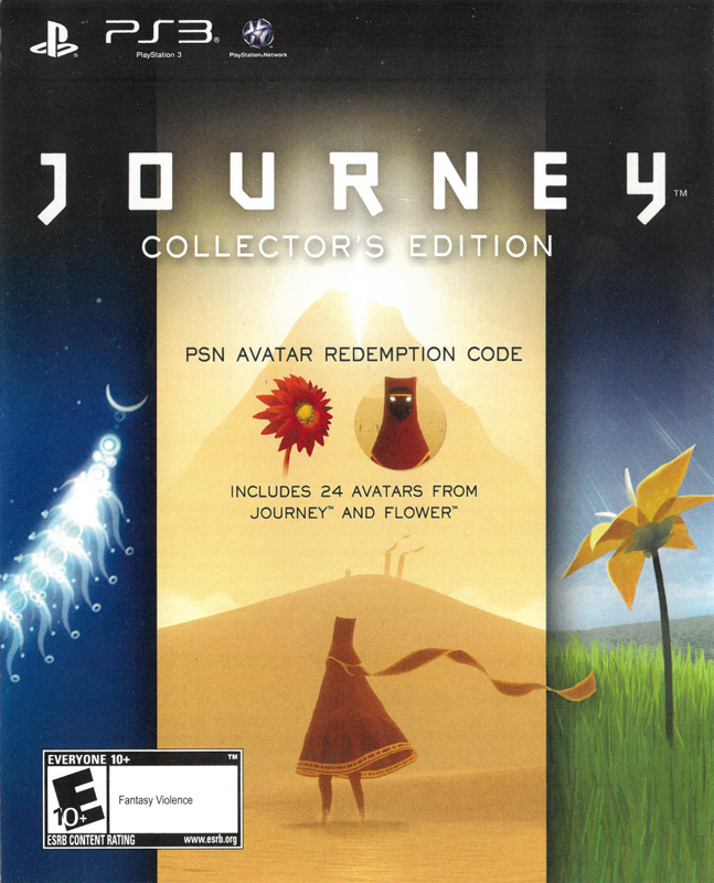 Extras for Journey: Collector's Edition (PlayStation 3): Avatar redemption code card