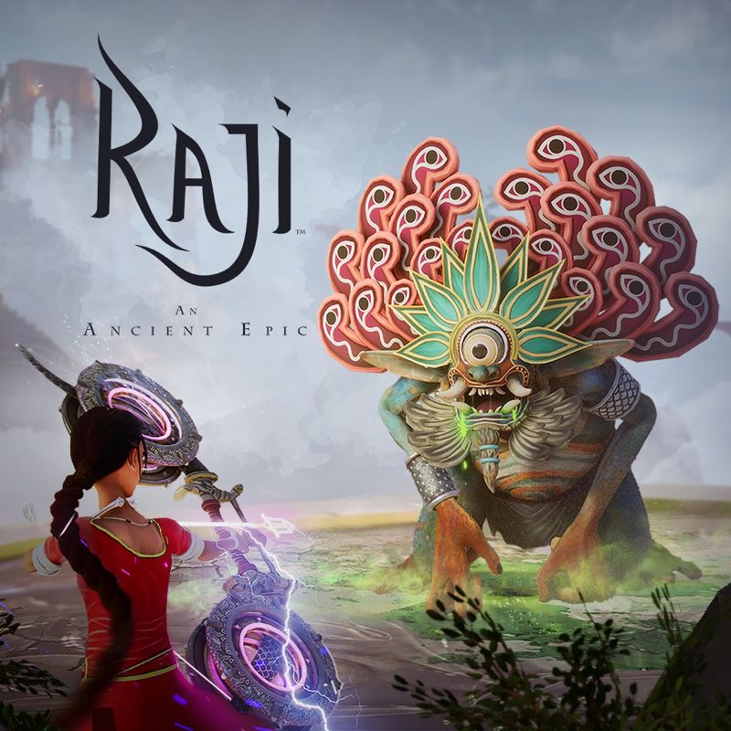 Front Cover for Raji: An Ancient Epic (Nintendo Switch) (download release): "Enhanced Edition upgrade" cover version