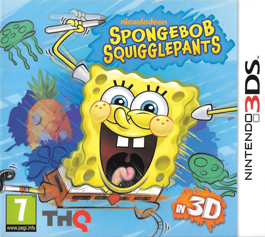 Front Cover for SpongeBob Squigglepants 3D (Nintendo 3DS)