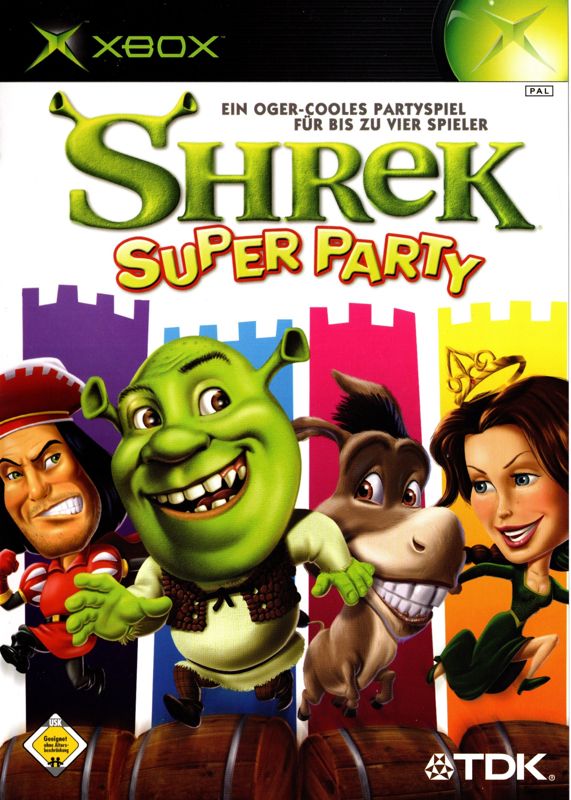 Front Cover for Shrek: Super Party (Xbox)