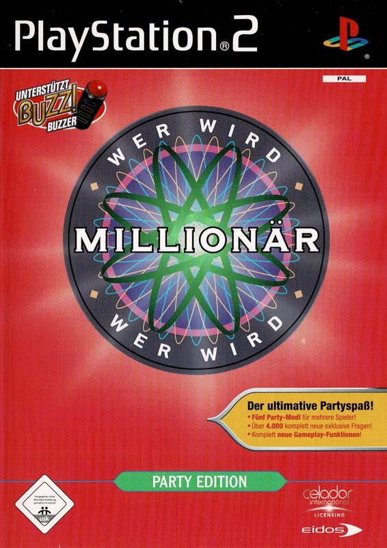 Front Cover for Who Wants to Be a Millionaire: Party Edition (PlayStation 2)