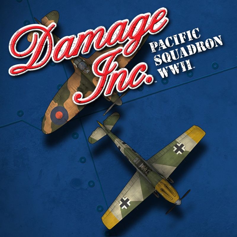 Front Cover for Damage Inc.: Pacific Squadron WWII - Euro Plane Pack (PlayStation 3) (PSN release)