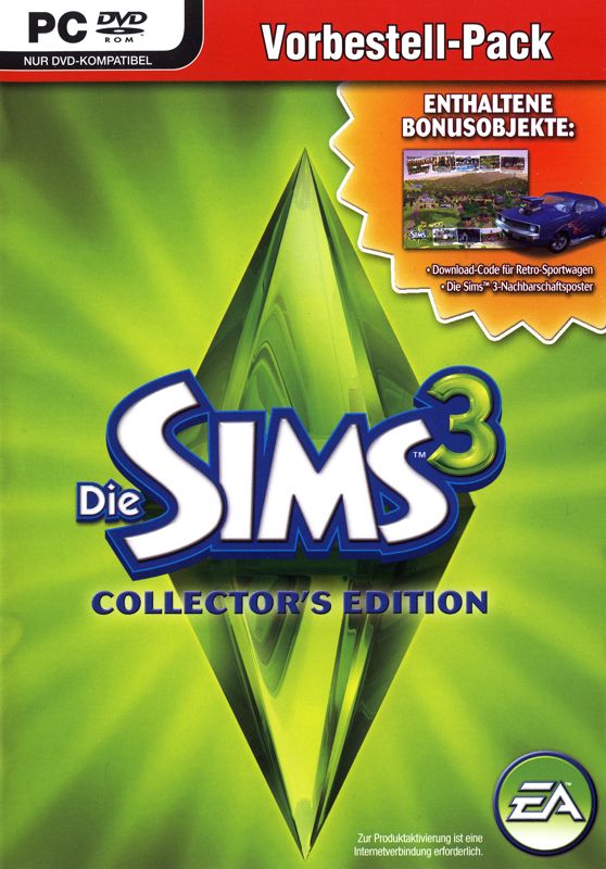 Front Cover for The Sims 3 (Collector's Edition Pre-Order Pack) (Windows)