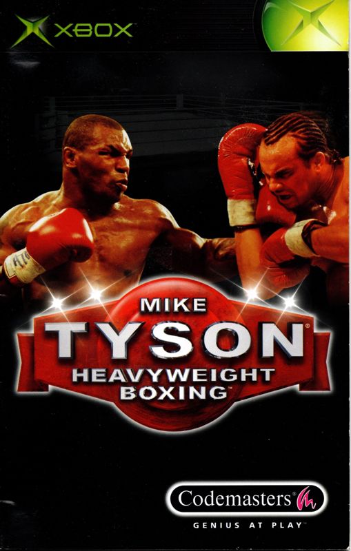 Manual for Mike Tyson Heavyweight Boxing (Xbox): Front