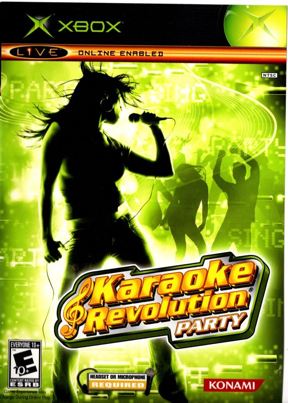 Front Cover for Karaoke Revolution: Party (Xbox)