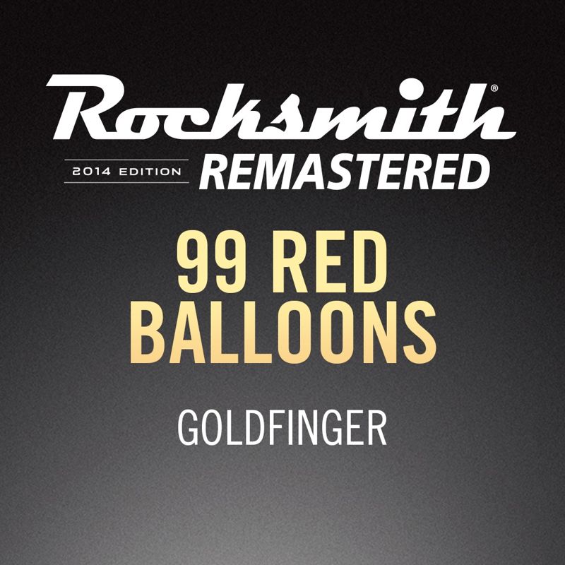 Front Cover for Rocksmith: All-new 2014 Edition - Goldfinger: 99 Red Balloons (PlayStation 3 and PlayStation 4) (download release)