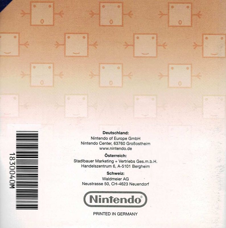 Manual for Personal Trainer: Math (Nintendo DS): Back