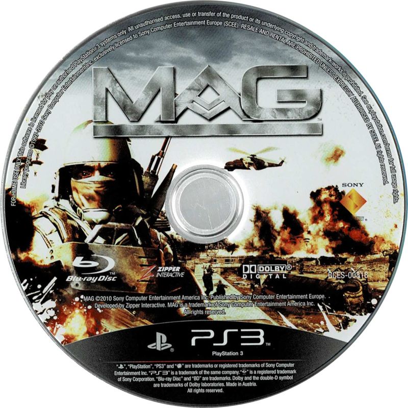 Media for MAG (PlayStation 3)