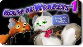 Front Cover for House of Wonders: Kitty Kat Wedding (Windows) (Oberon Media release)