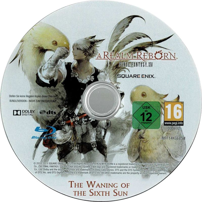 Media for Final Fantasy XIV Online: A Realm Reborn (Collector's Edition) (PlayStation 3) (Bundle version): Bonus Disc
