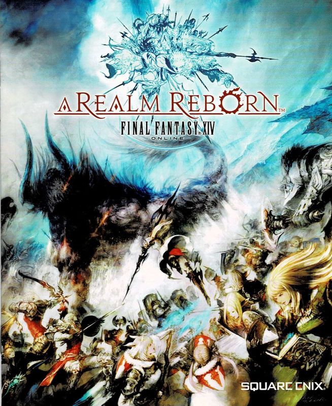 Manual for Final Fantasy XIV Online: A Realm Reborn (Collector's Edition) (PlayStation 3) (Bundle version): Front