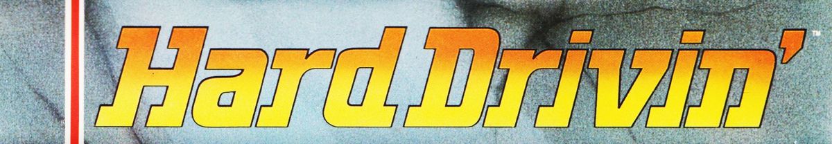 Spine/Sides for Hard Drivin' (Atari ST): Top