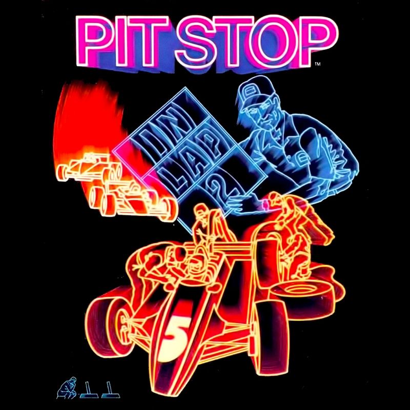Front Cover for Pitstop (Antstream) (Atari 8-bit / Commodore 64 versions)