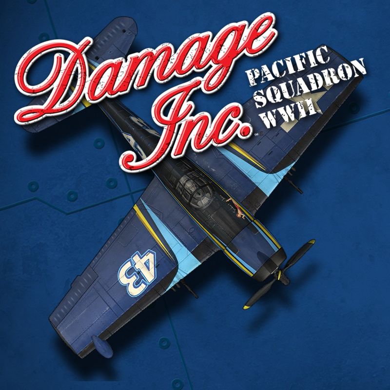 Front Cover for Damage Inc.: Pacific Squadron WWII - F6F-5N 'Crusader' Hellcat (PlayStation 3) (PSN release)