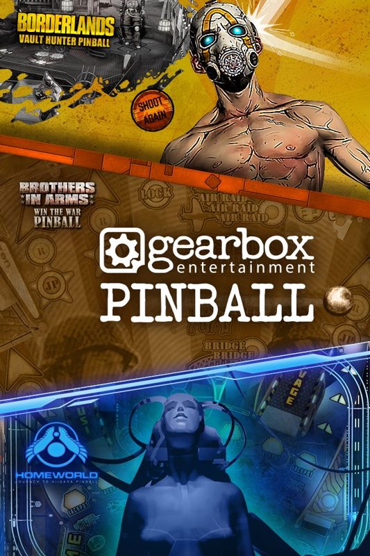 Pinball FX Gearbox Pinball cover or packaging material MobyGames