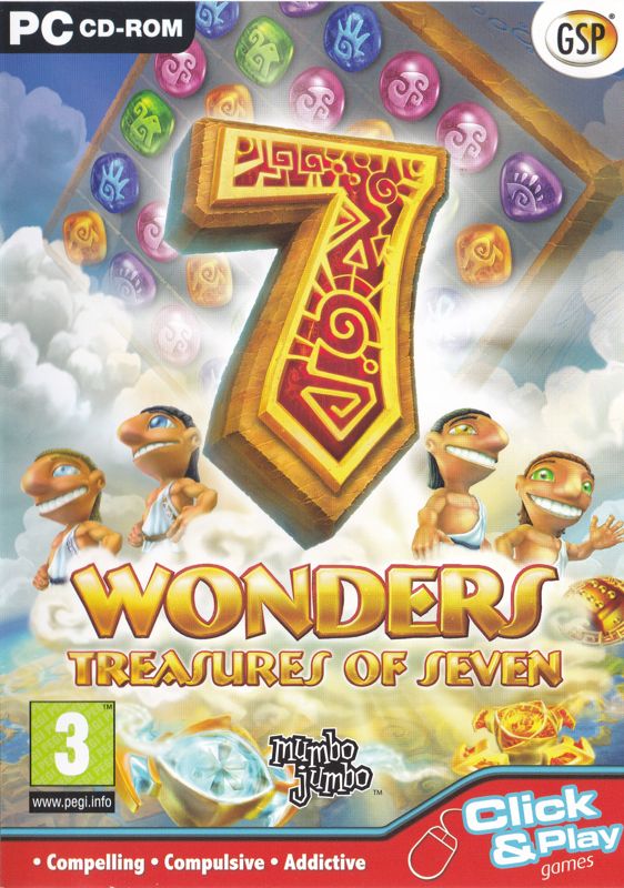 Front Cover for 7 Wonders: Treasures of Seven (Windows) (Click & Play Games release)