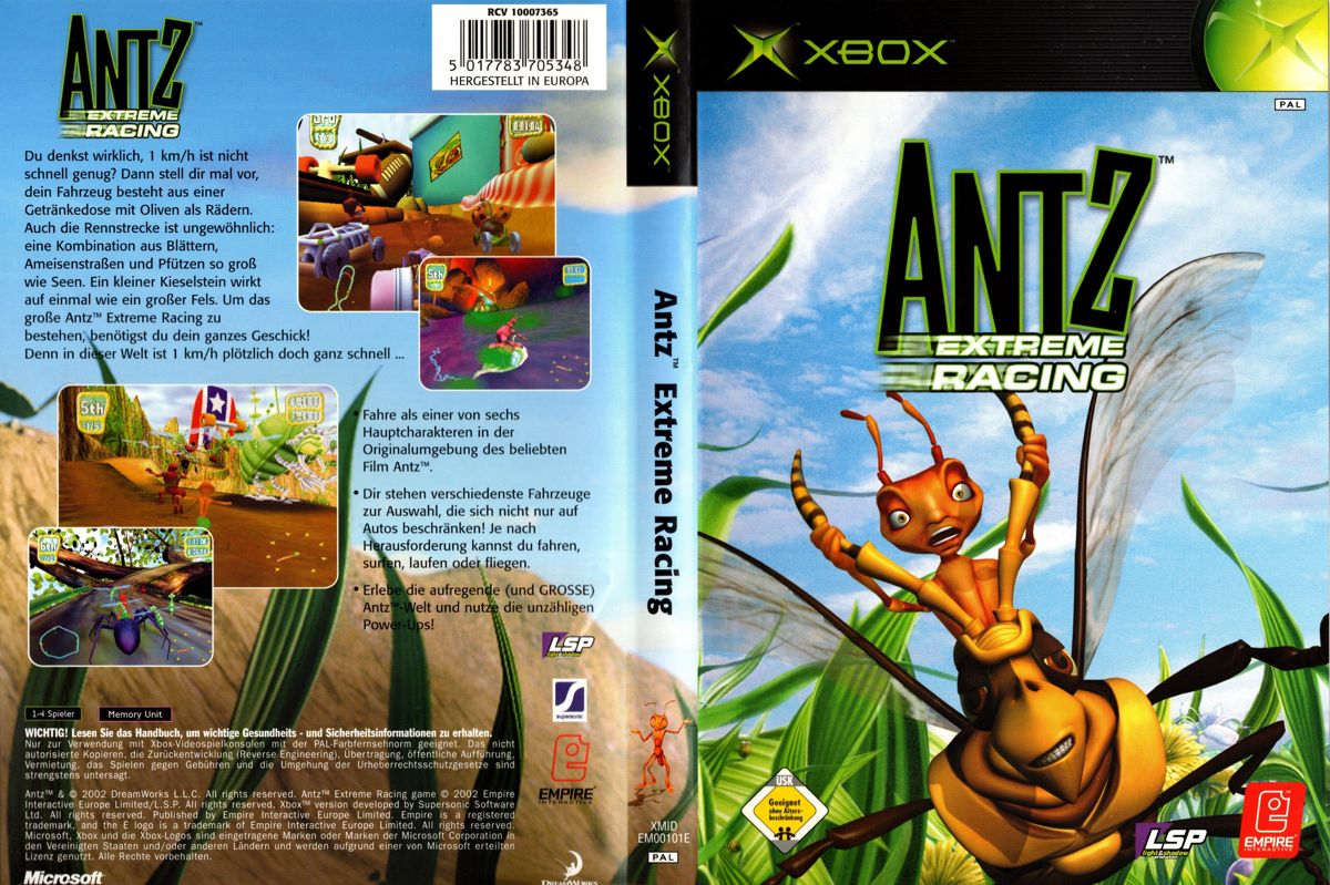 Full Cover for Antz Extreme Racing (Xbox)
