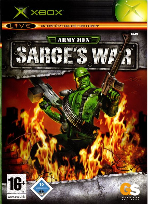 Front Cover for Army Men: Sarge's War (Xbox)