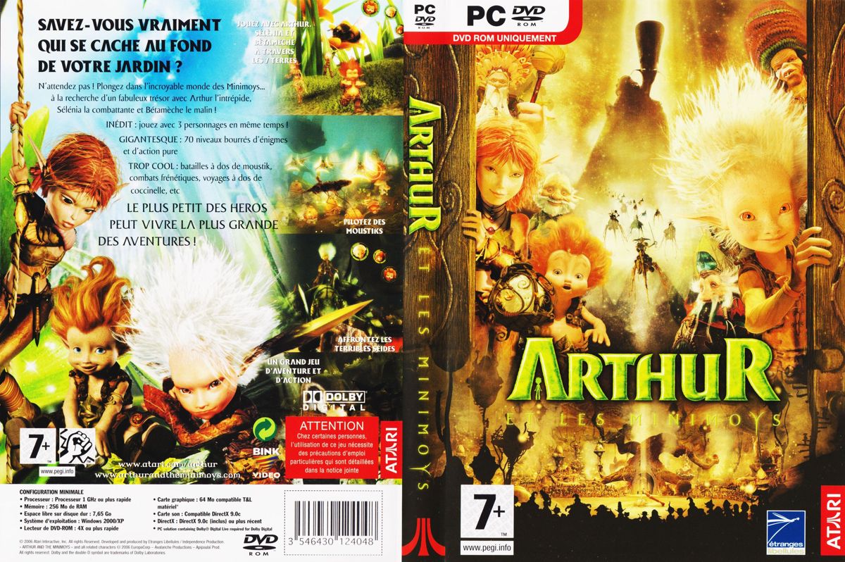 Full Cover for Arthur and the Invisibles: The Game (Windows)