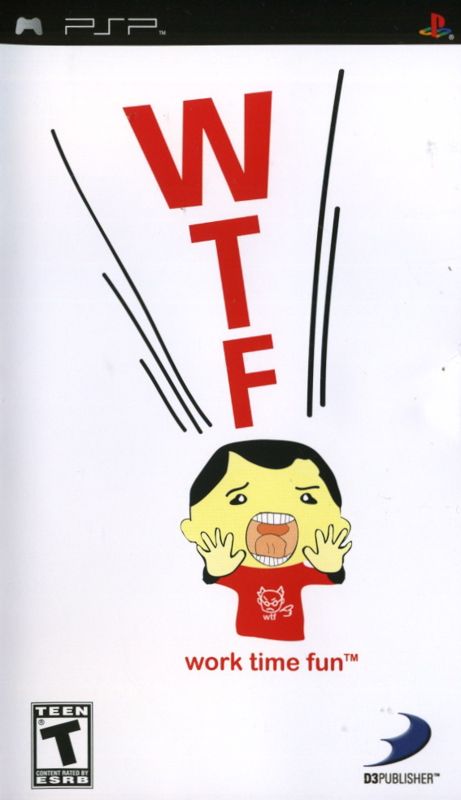 Front Cover for WTF: work time fun (PSP)