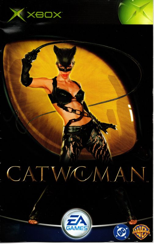 Manual for Catwoman (Xbox): Front