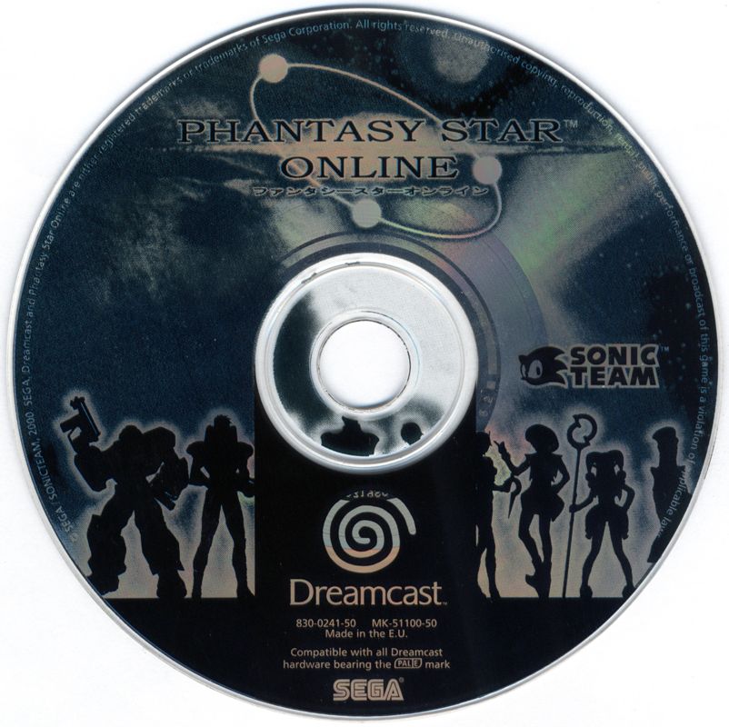 Media for Phantasy Star Online (Dreamcast)