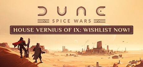 Front Cover for Dune: Spice Wars (Windows) (Steam release): House Vernius of Ix announcement version