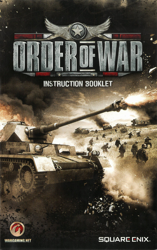 Manual for Order of War (Windows): Front