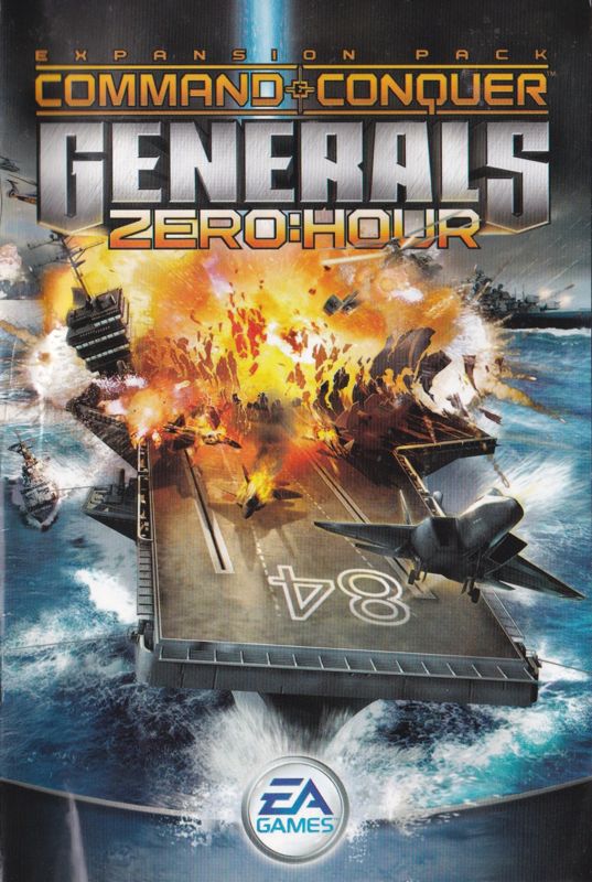 Manual for Command & Conquer: Generals - Zero:Hour (Windows): Front