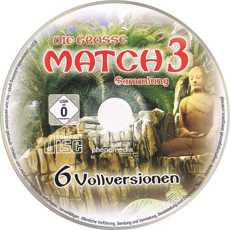 Media for Die Grosse Match 3 Sammlung (Windows) (Software Pyramide release)