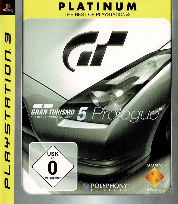 Front Cover for Gran Turismo 5: Prologue (PlayStation 3) (Platinum 2nd release)