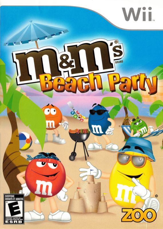 Front Cover for M&M's Beach Party (Wii)